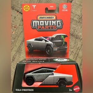 Matchbox Tesla Cybertruck Toy - Silver & Black
